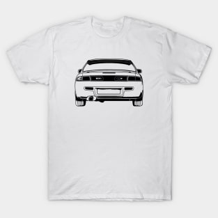 Nissan Silvia S14 Back View Sketch Art T-Shirt